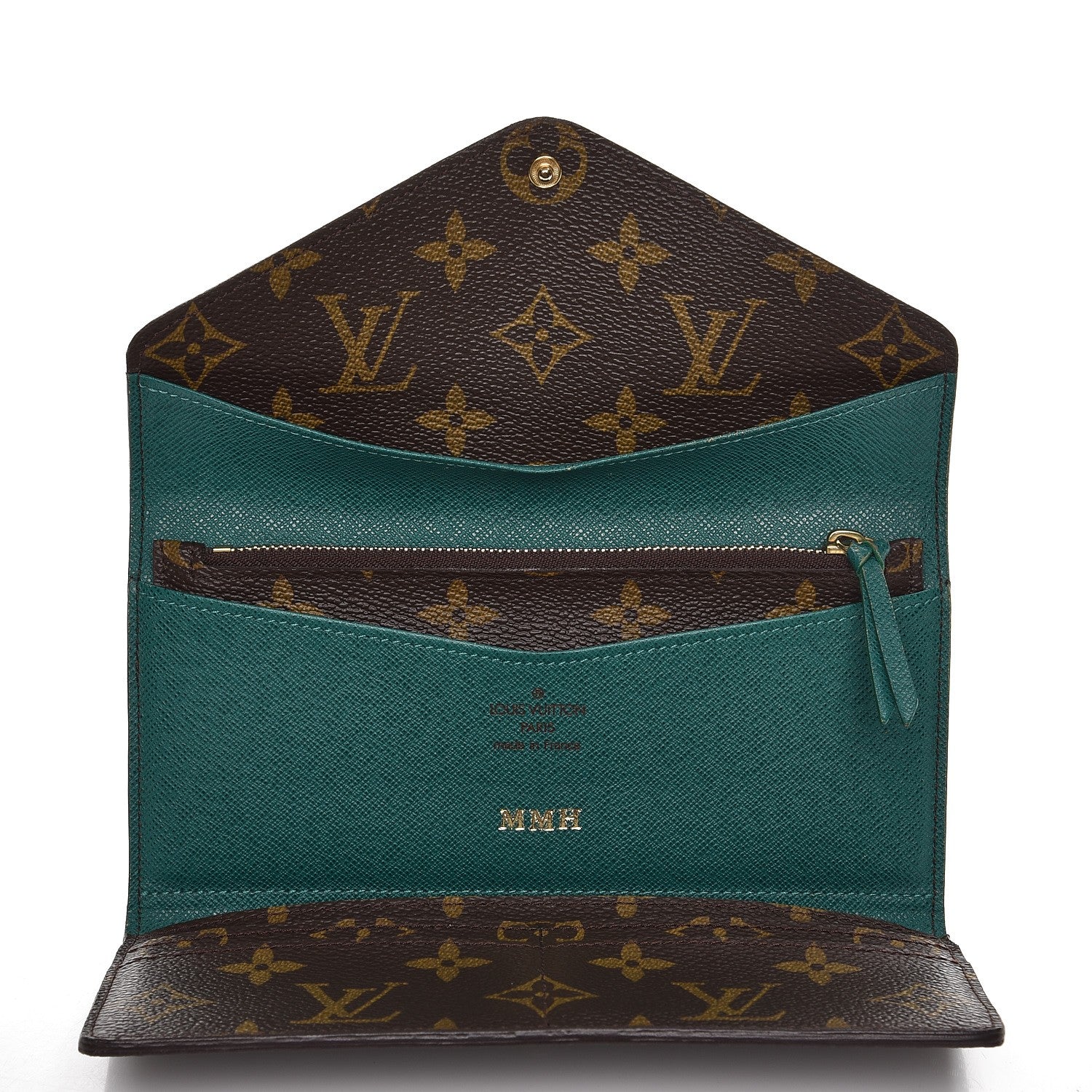 Louis Vuitton Monogram Josephine Wallet Vert 5 of 9