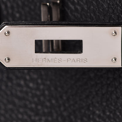 Hermes Taurillon Clemence Birkin 35 Black 26 of 32