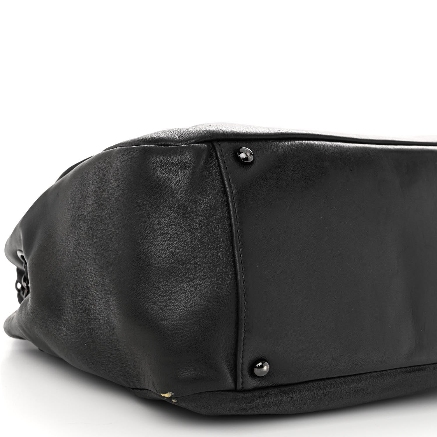 Chanel Lambskin Studded Accordion CC Flap Black 9 of 18
