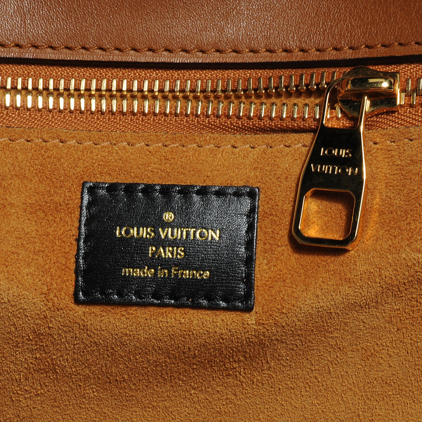Monogram Cuir Orfevre Tote W PM Noisette
