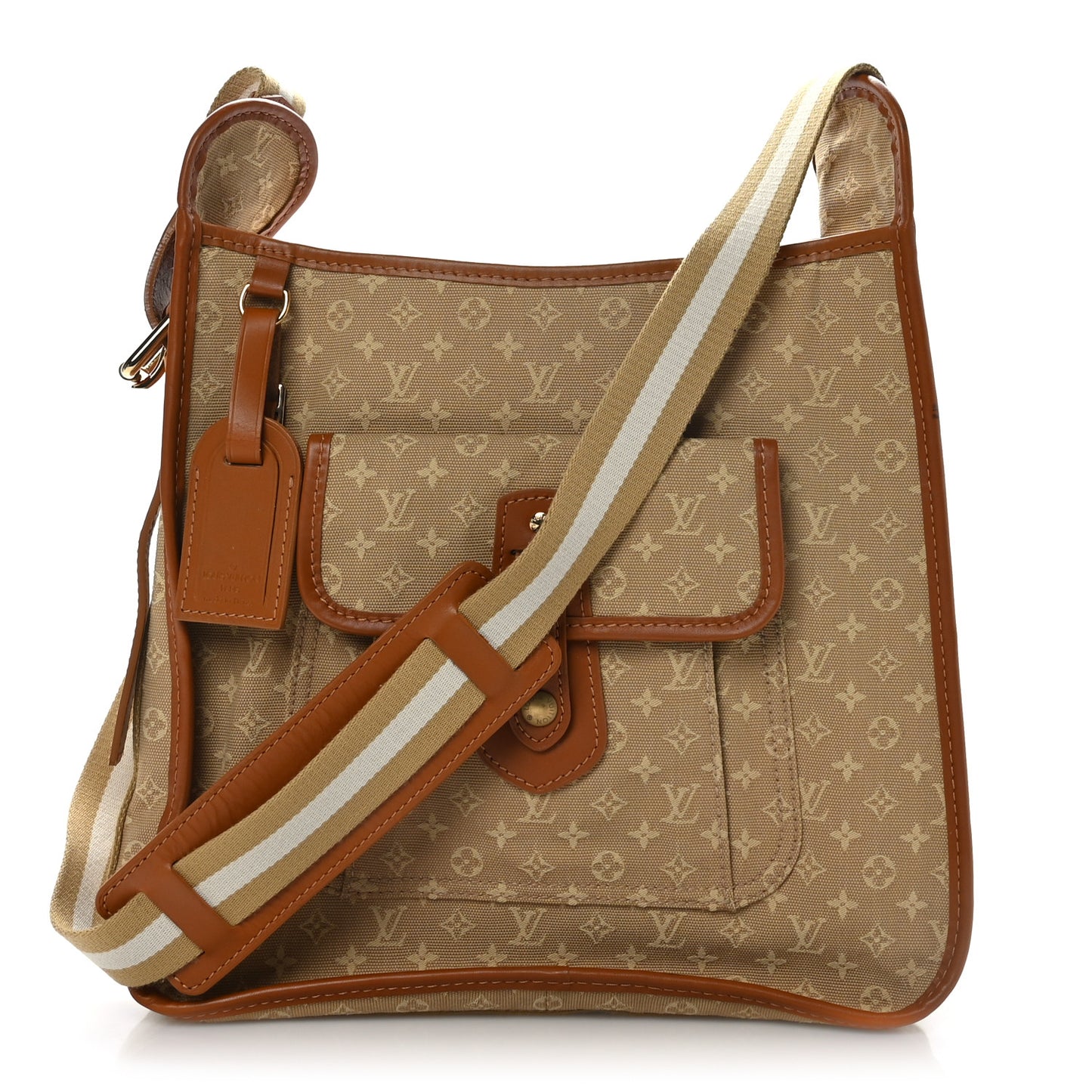 Mini Monogram Besace Mary Kate Beige