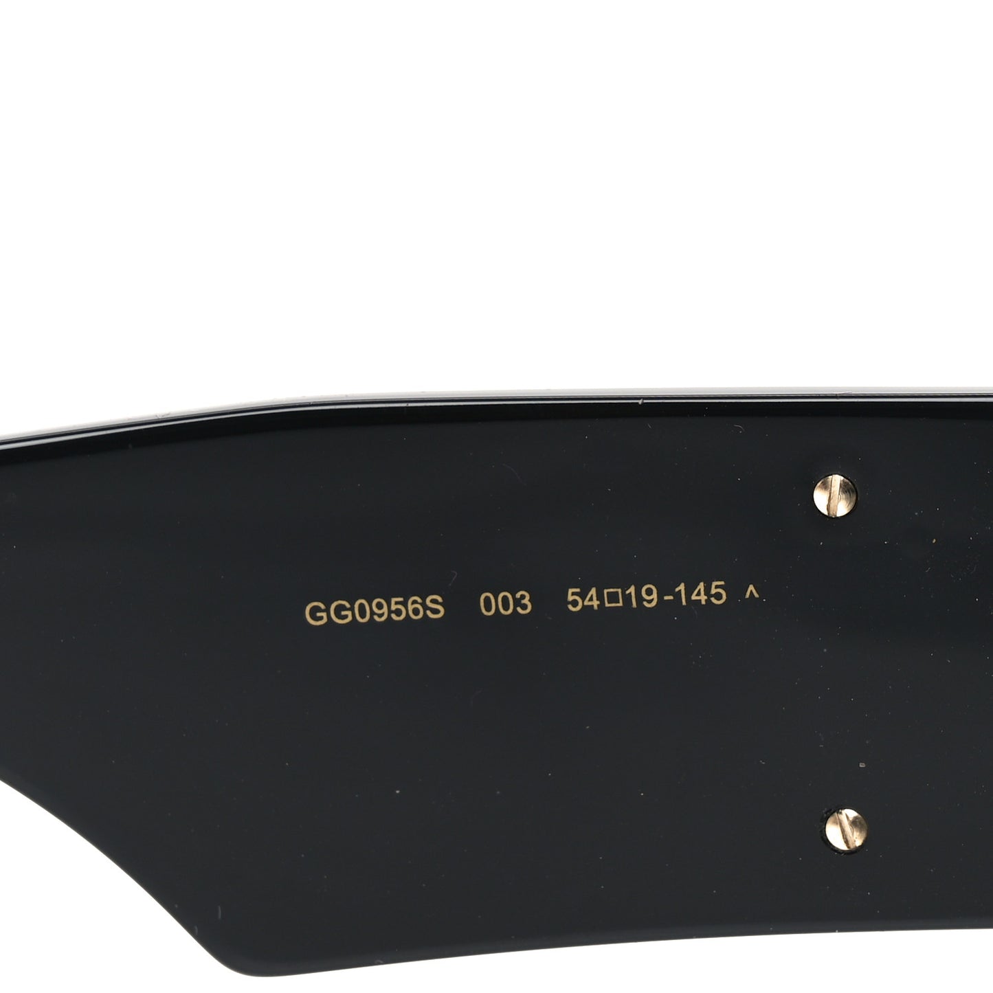 Acetate Square Frame Sunglasses GG0956S Black
