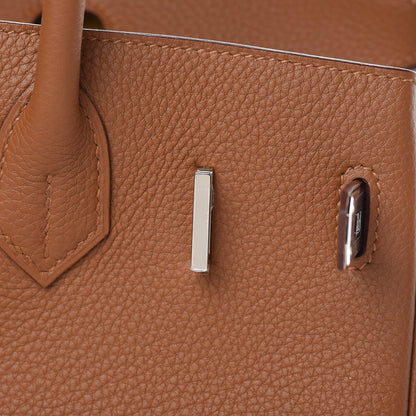 Hermes Togo Swift Officier Birkin 30 Gold Ambre 10 of 33