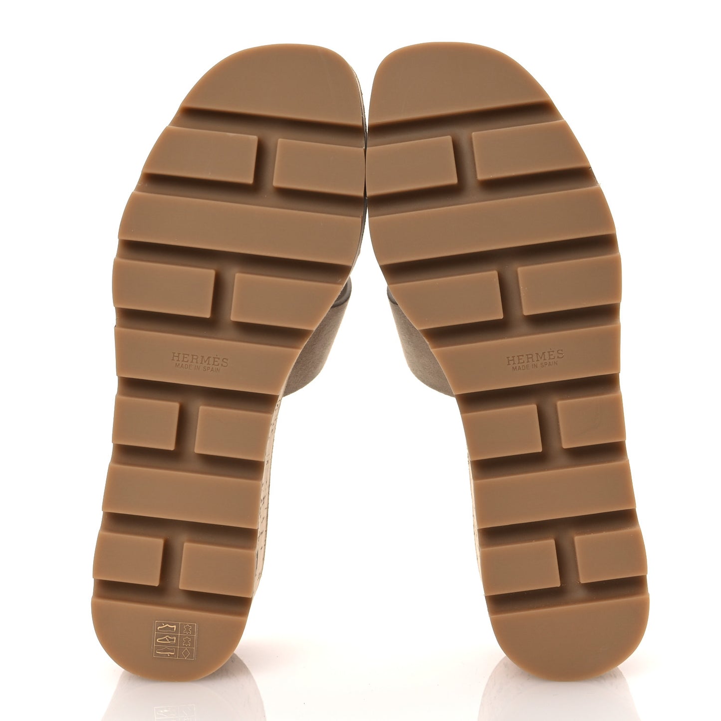 Suede Goatskin Cork Eze 30 Sandals 38 Beige Argile