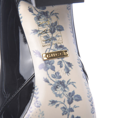 Gucci Vernice GG Victoire 55mm Loafer Pumps 36.5 Black 8 of 9