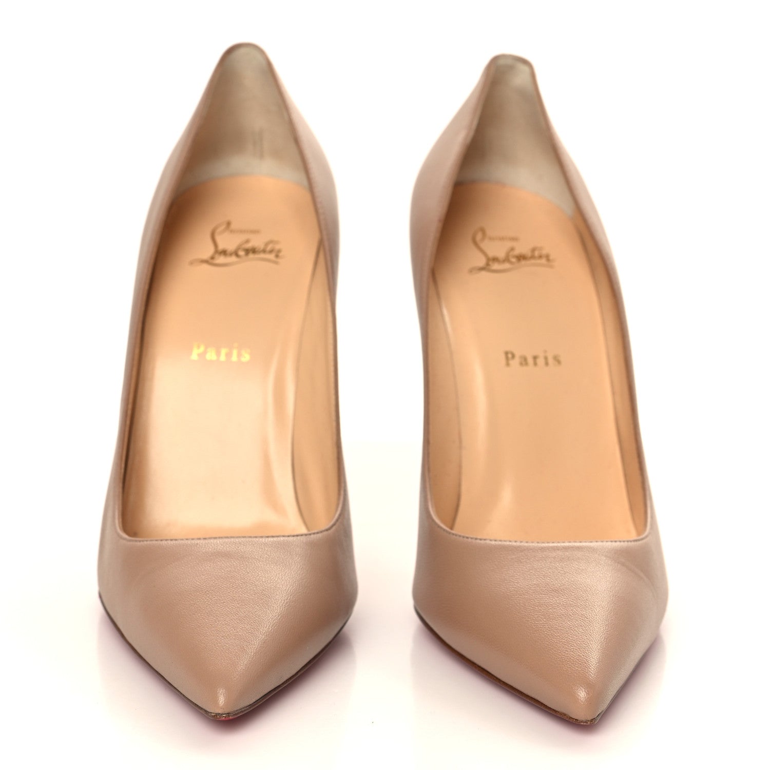 Christian Louboutin Kid Kate 100 Pumps 41 Nude 2 of 8