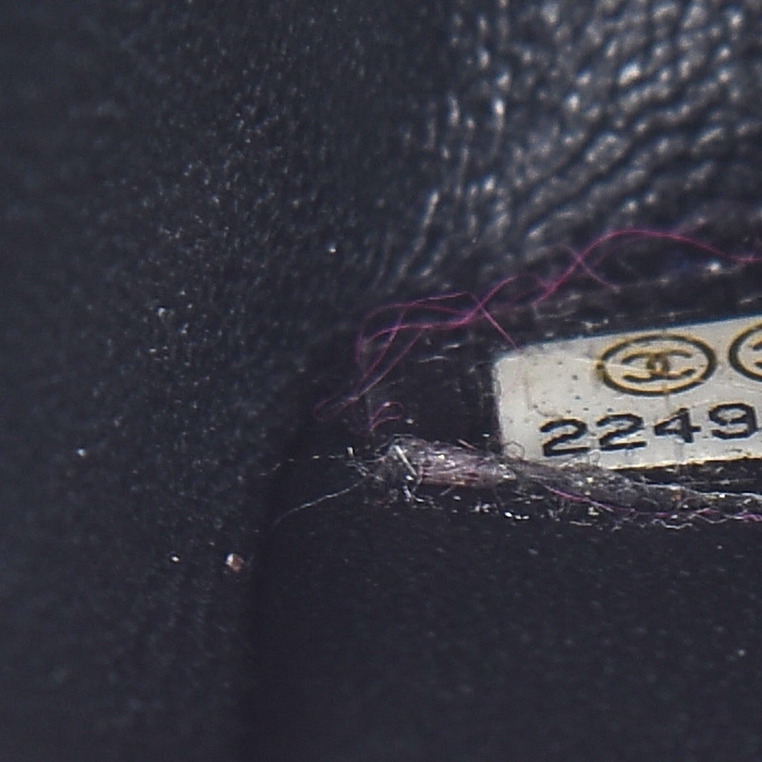 Chanel Lambskin Quilted Mini Square Flap Black 7 of 10