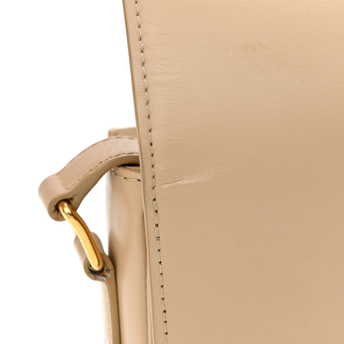 Shiny Calfskin Medium Triomphe Nude