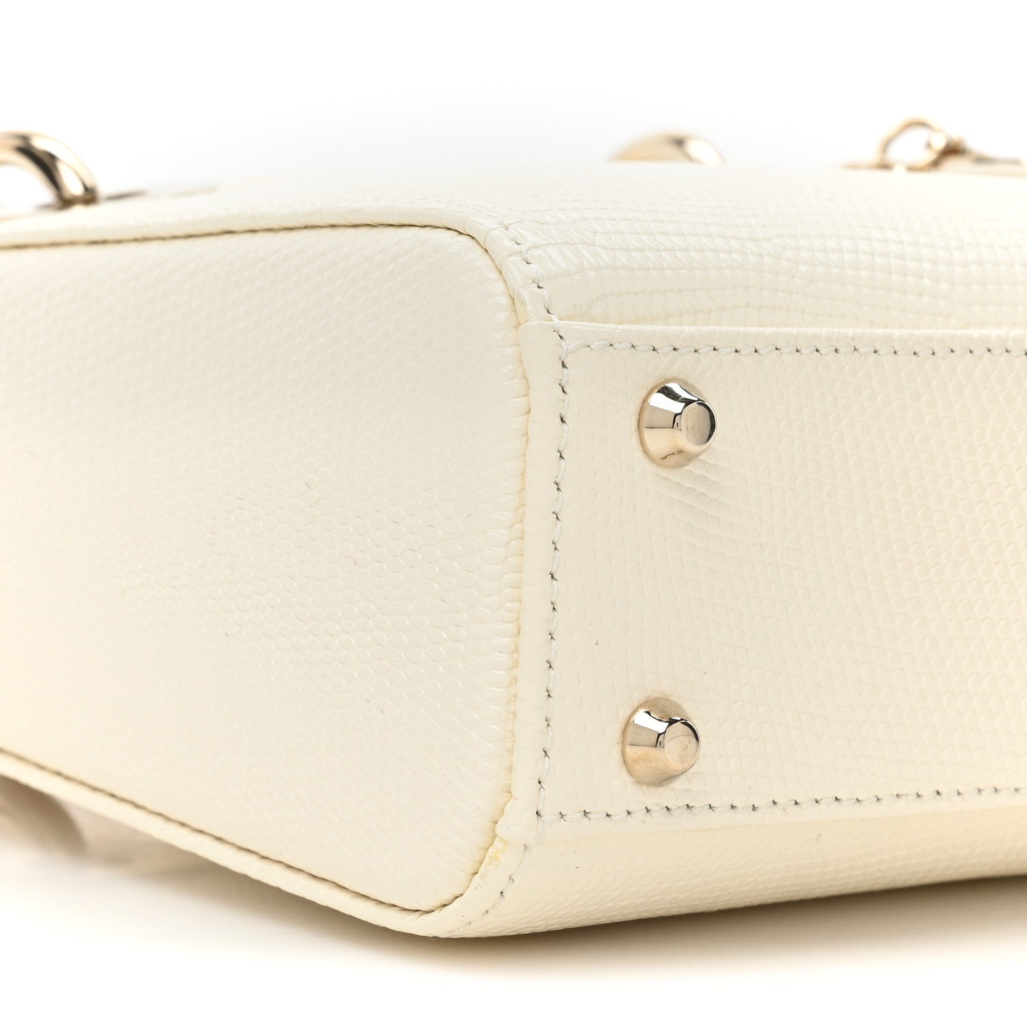 Christian Dior Lizard Mini Lady Dior White 8 of 11