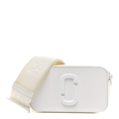 Marc Jacobs Saffiano Small Snapshot Camera Bag White 1 of 13