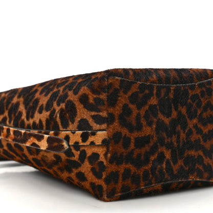 Jimmy Choo Calf Hair Leopard Print Varenne Small Bucket Bag 7 of 8