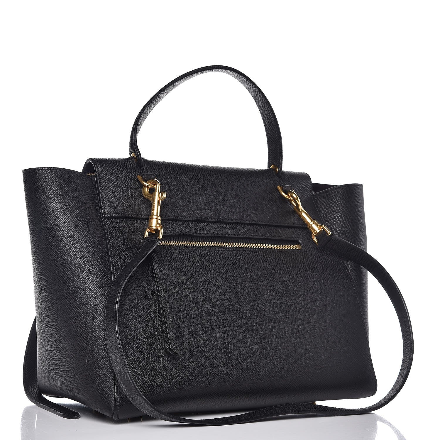Celine Baby Grained Calfskin Mini Belt Bag Black 3 of 8