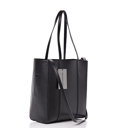 Balenciaga Supple Calfskin Signature Logo XS Everyday Tote Black 4 of 10