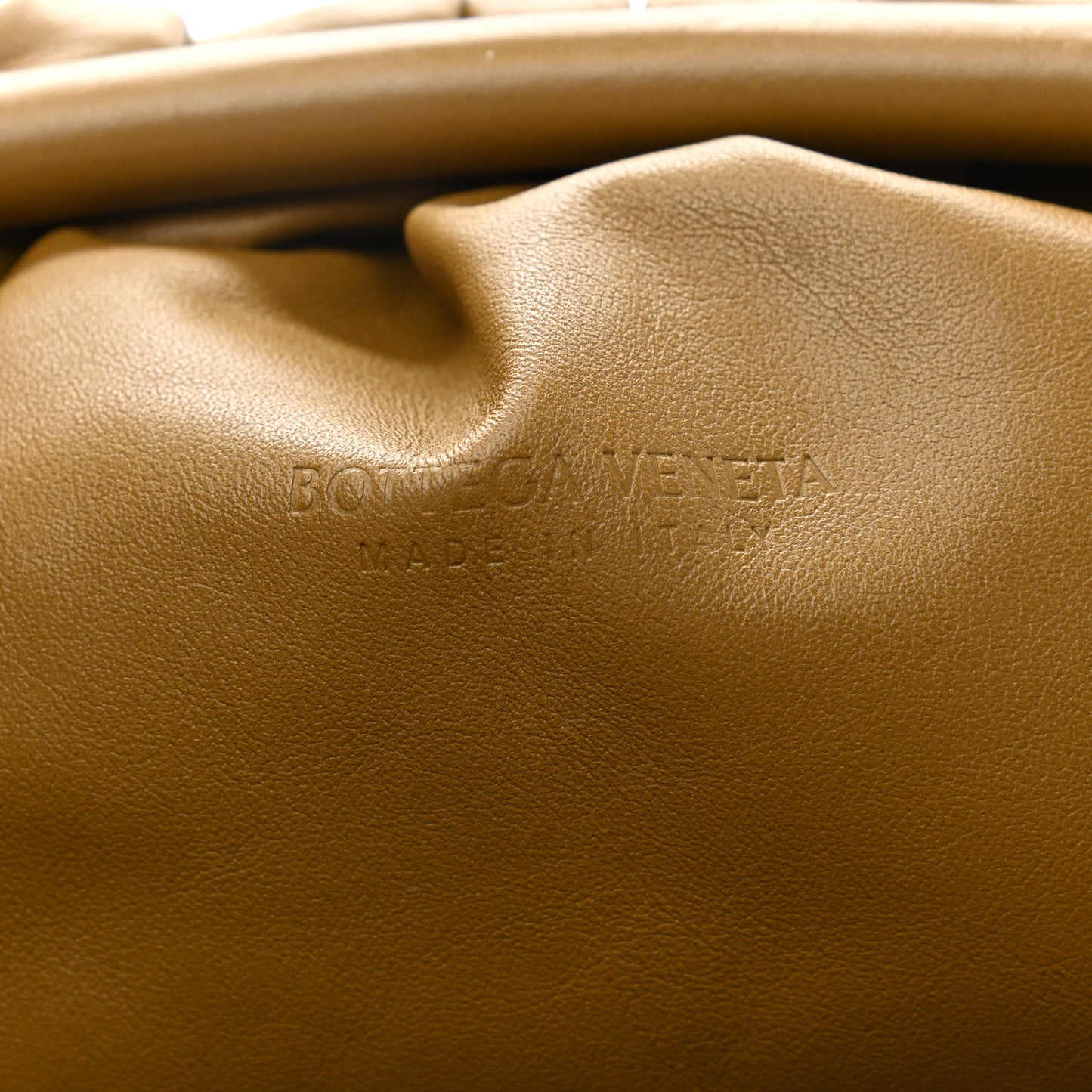 Smooth Butter Calf The Pouch Oversized Clutch Moutarde