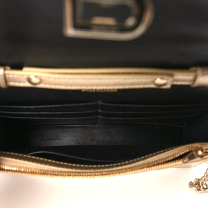 Balenciaga Metallic Grained Calfskin Hourglass Chain Bag Light Gold 4 of 8