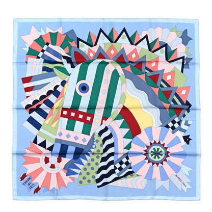 Hermes Silk Cheval De Fete Scarf 90 1 of 5