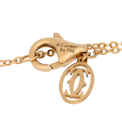 Cartier 18K Pink Yellow White Gold Trinity Bracelet 3 of 4
