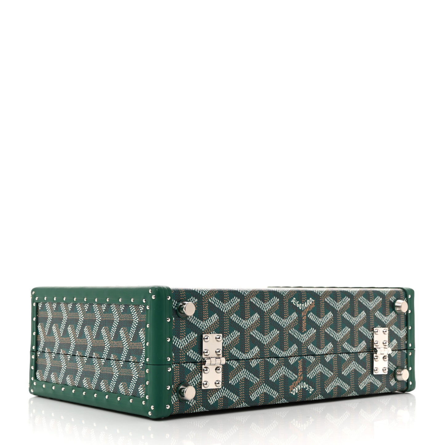 Goyardine Grand Hotel Trunk Bag Green