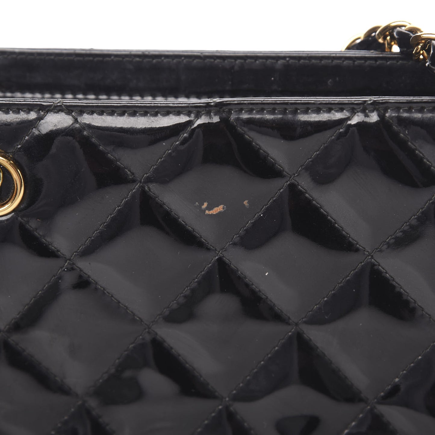 Patent Quilted Camera Case Black