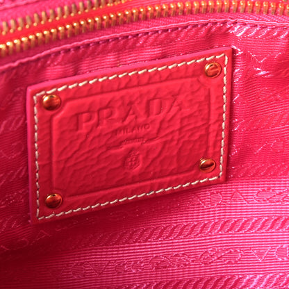 Prada Tessuto Nylon Pietre Jeweled Shoulder Bag Fuxia 6 of 8