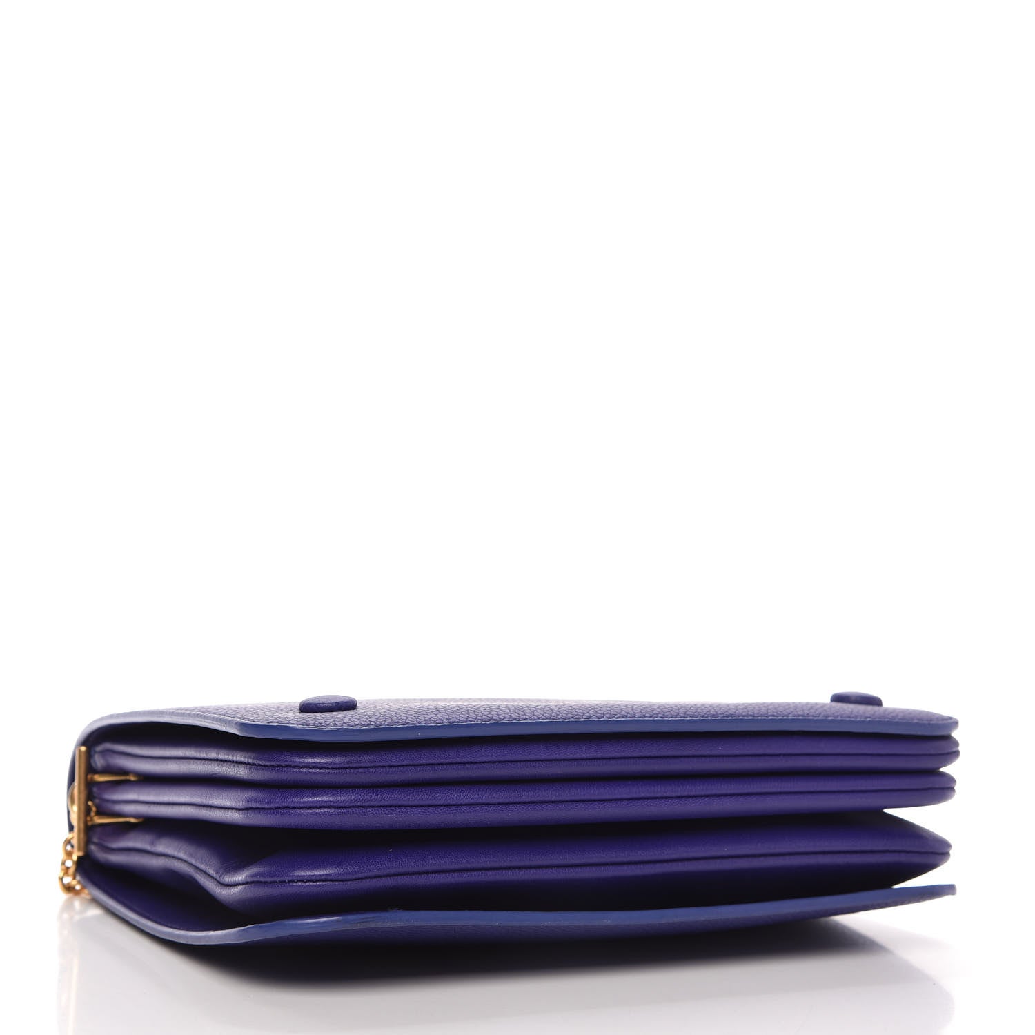 Mulberry Classic Grain Calfskin Small Clifton Flap Indigo 4 of 11