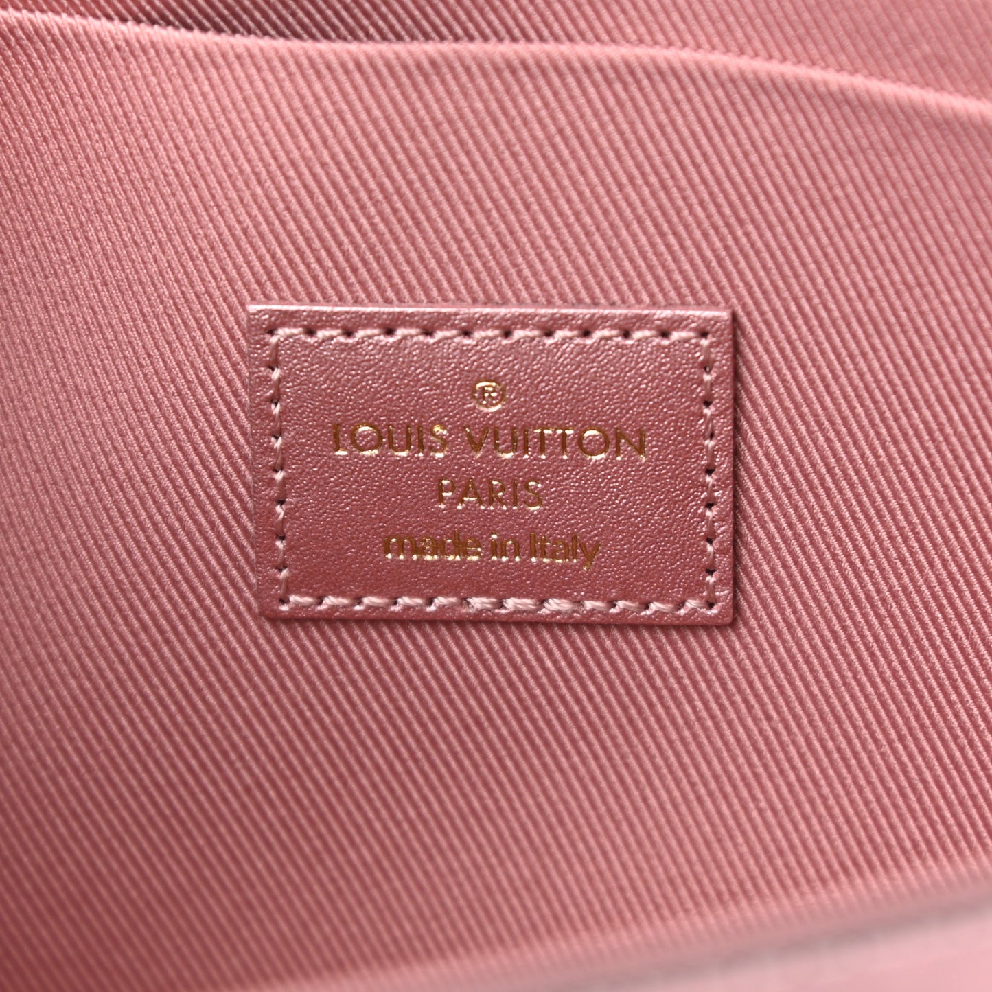 Vernis Pochette Felicie Chain Wallet Metallic Pale Pink