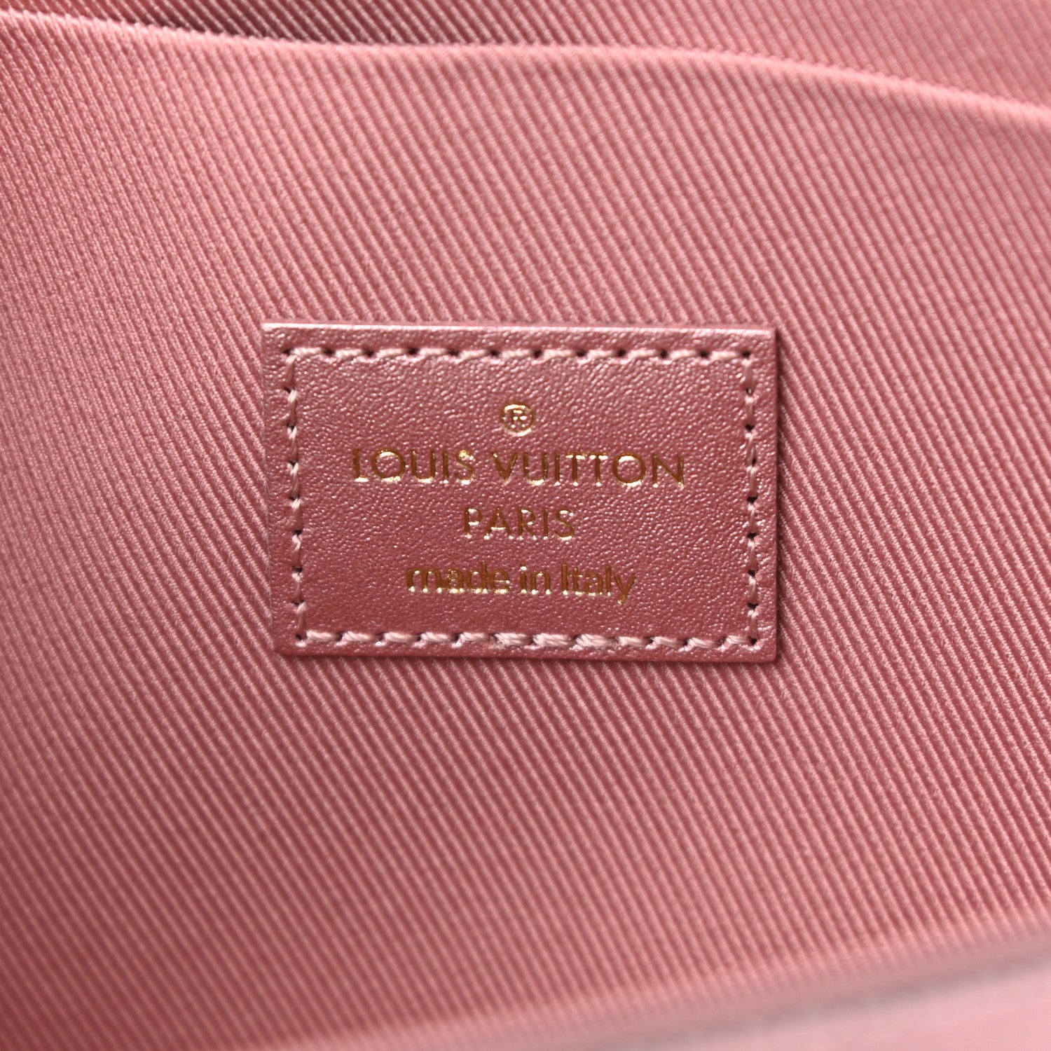 Louis Vuitton Vernis Pochette Felicie Chain Wallet Metallic Pale Pink 6 of 10