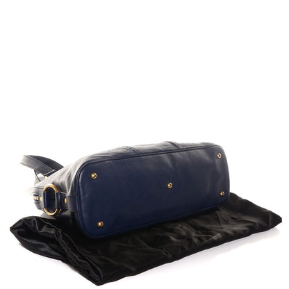 Saint Laurent Calfskin Large Muse Navy 4 of 8