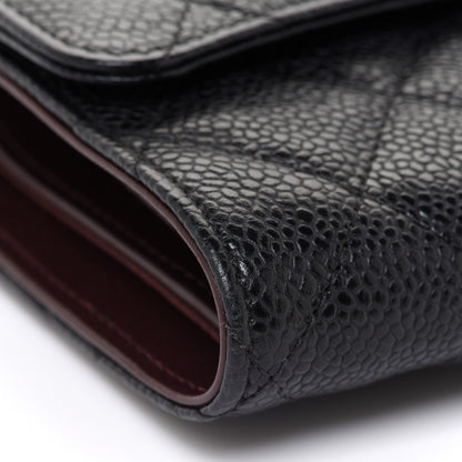 Chanel Caviar Quilted Large Flap Wallet Black 9 of 14