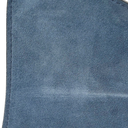 Christian Dior Goatskin Saddle Belt Clutch Denim Blue 11 of 15