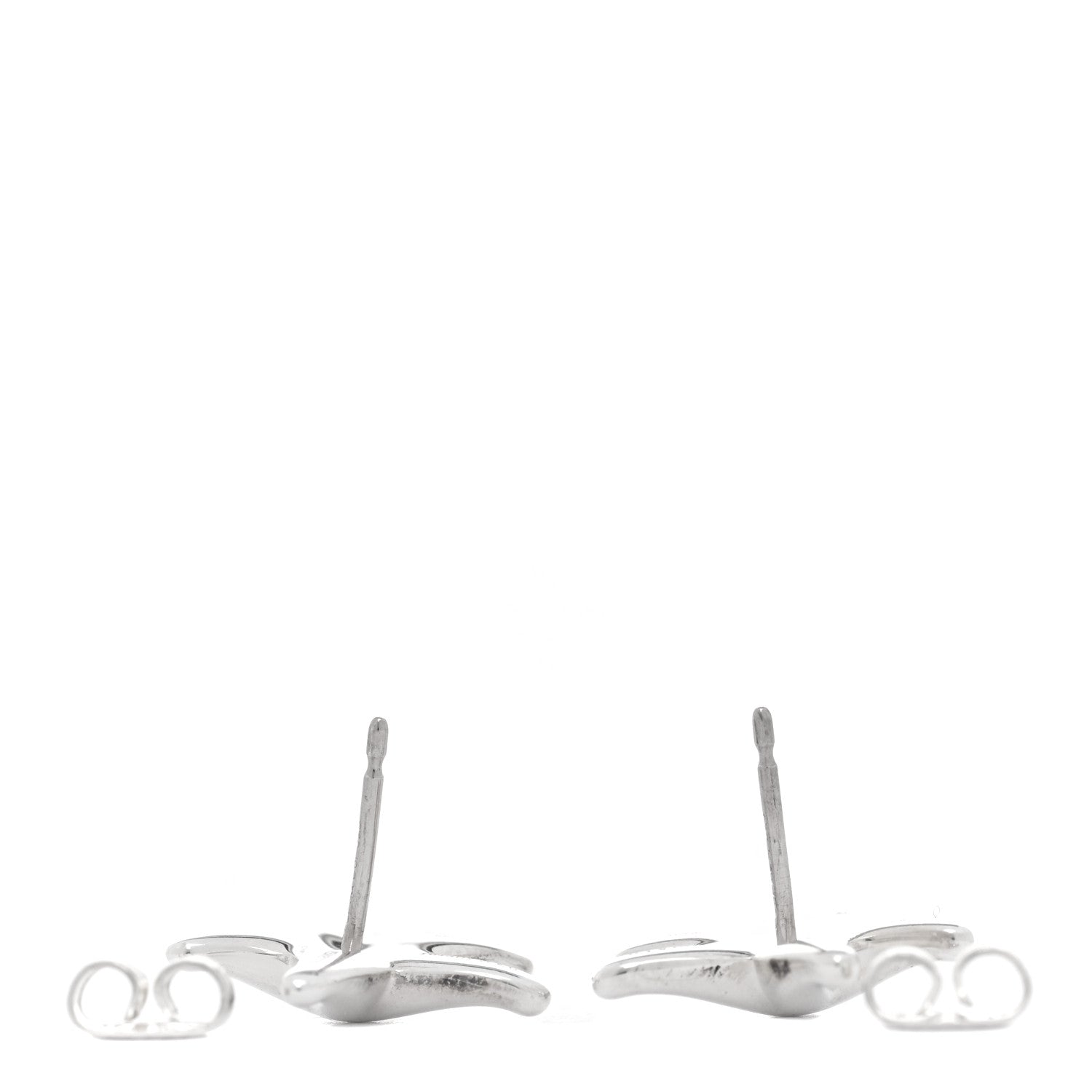 Tiffany Sterling Silver 15mm Elsa Peretti Starfish Earrings 3 of 7