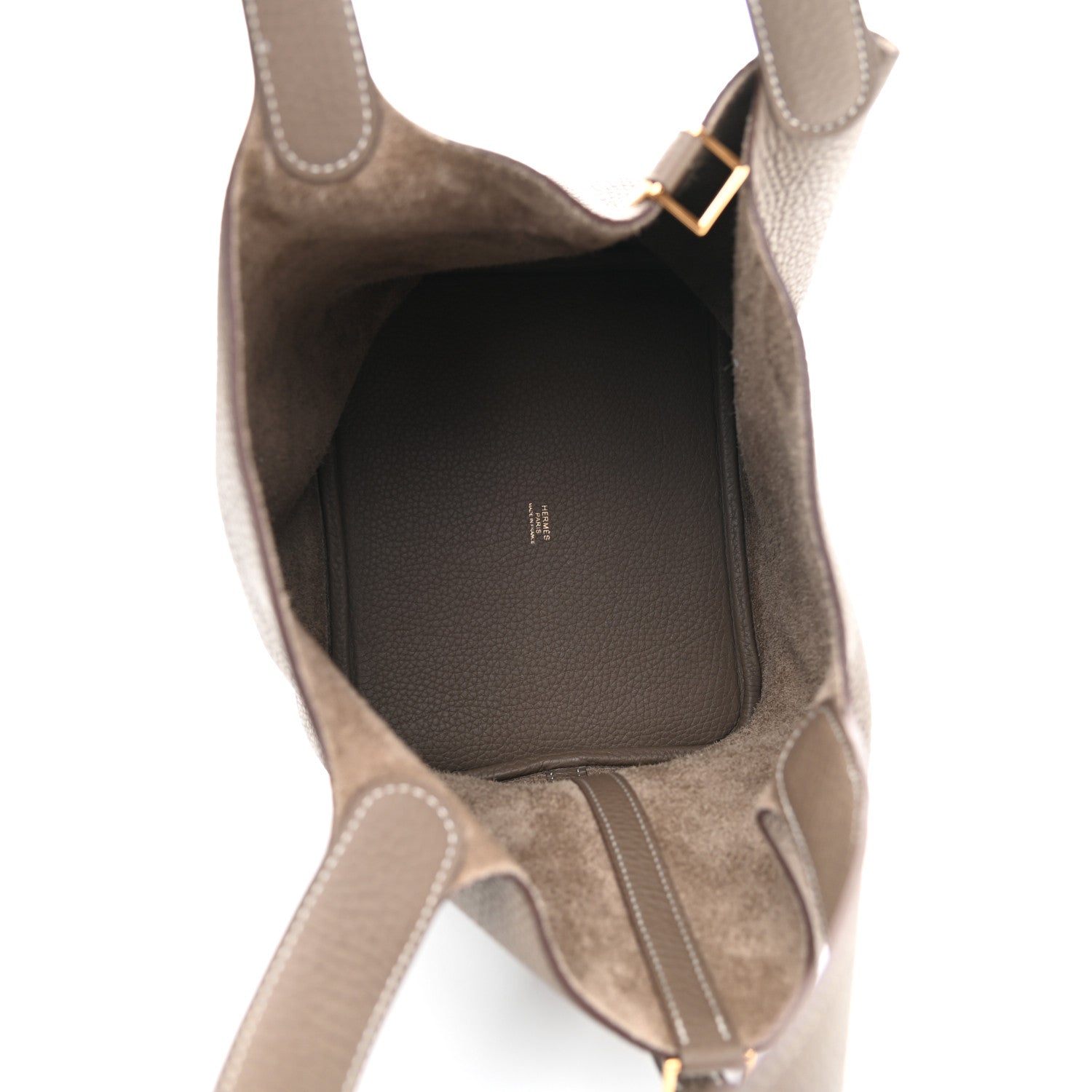 Hermes Taurillon Clemence Picotin Lock 22 MM Etoupe 5 of 9