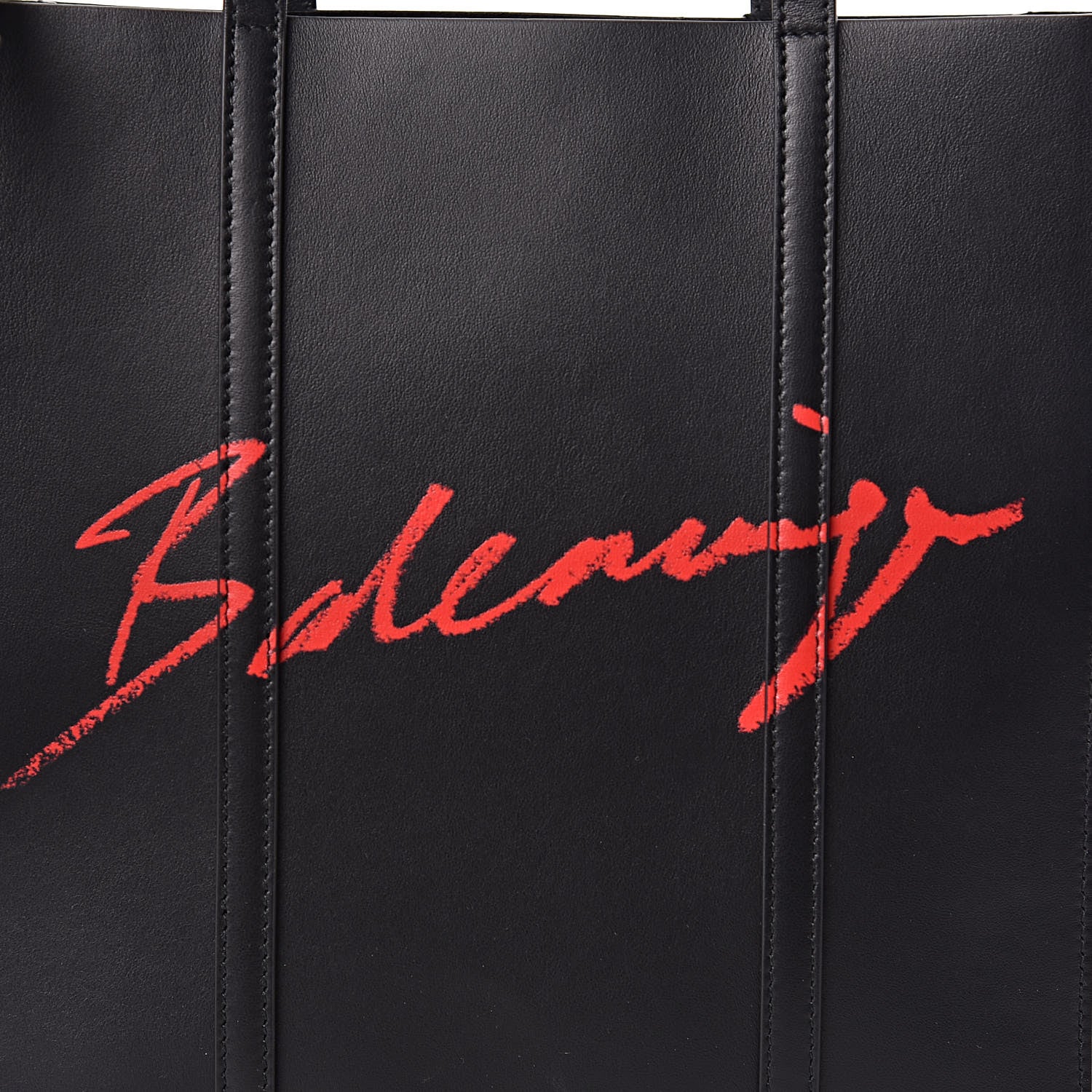 Balenciaga Supple Calfskin Signature Logo XS Everyday Tote Black 10 of 10