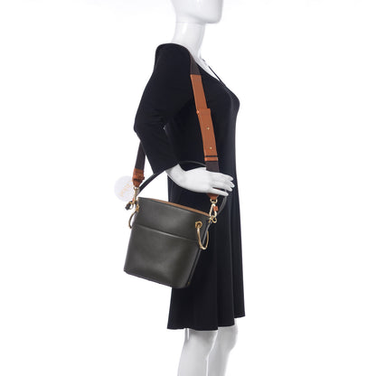 Chloe Smooth Calfskin Small Roy Bucket Bag Deep Forest 2 of 9