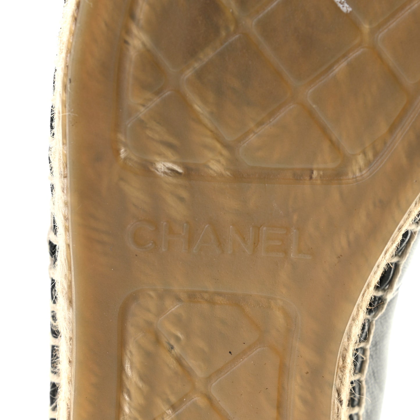 Lambskin CC Espadrilles 38 Black