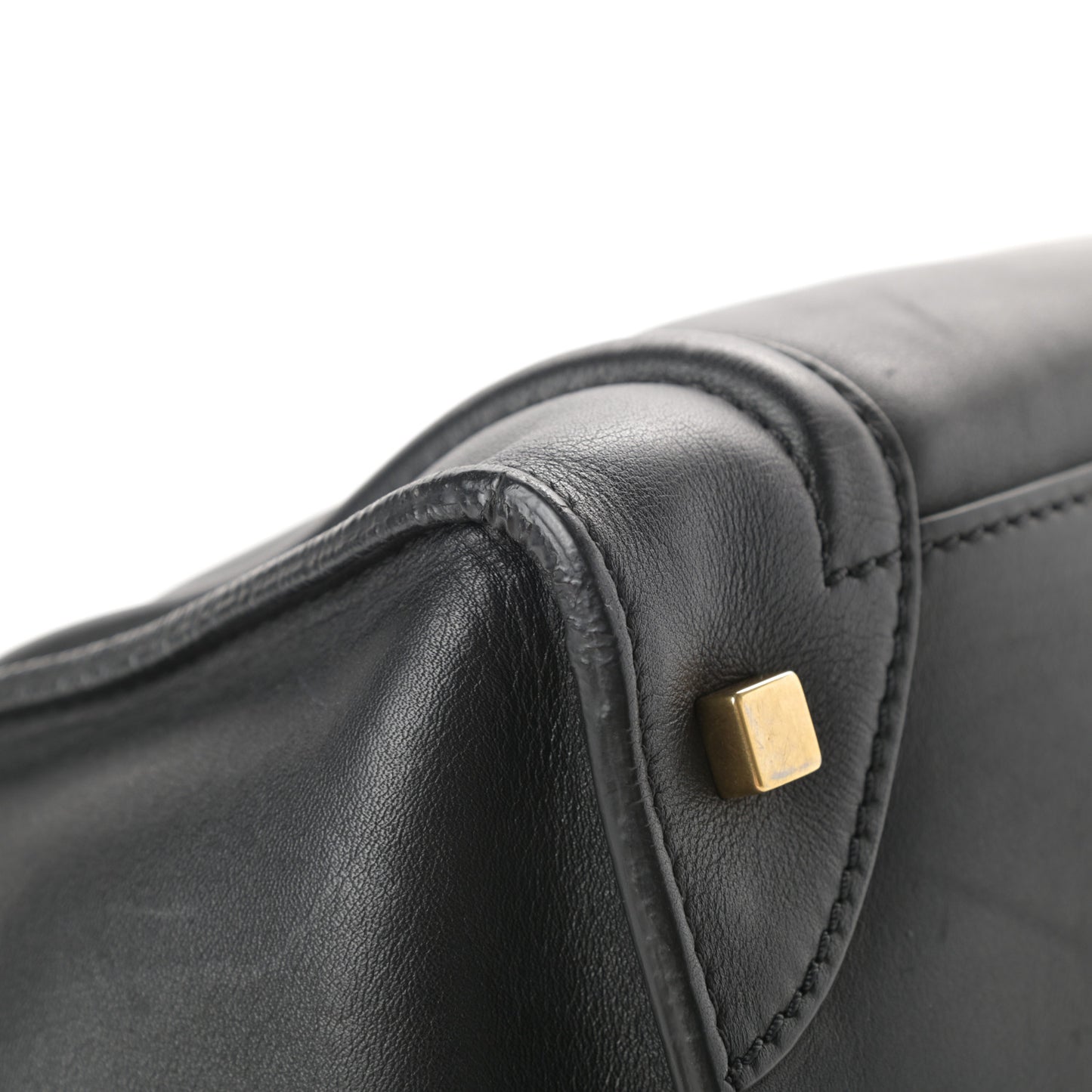 Smooth Calfskin Mini Luggage Black