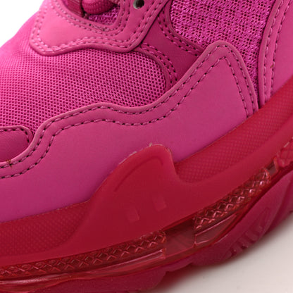 Balenciaga Fabric Mesh Clear Sole Fluo Womens Triple S Sneakers 39 Pink 9 of 11