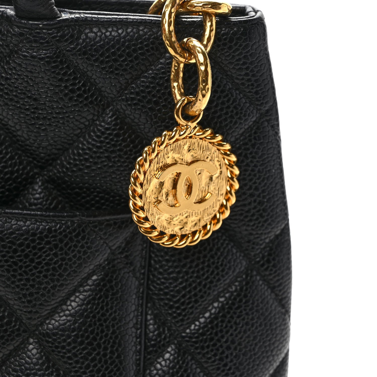 Chanel Caviar Quilted Medallion Tote Black 10 of 10