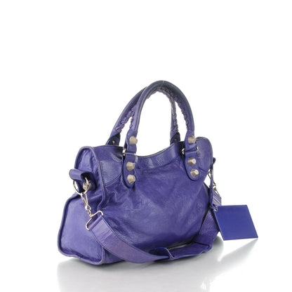 Balenciaga Agneau Giant 21 Silver Hardware City Bleu Lavande 3 of 15