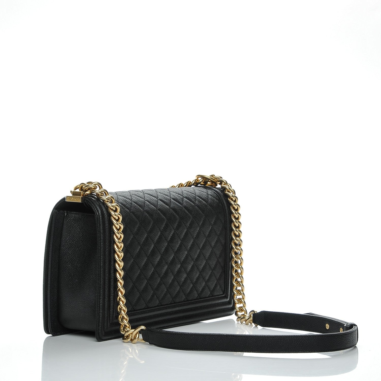 Chanel Caviar Quilted New Medium Boy Flap Black 3 of 9