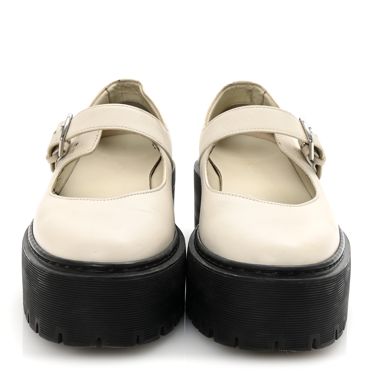 Hermes Calfskin Hoxton Oxford 37.5 Beige Glaise 3 of 8