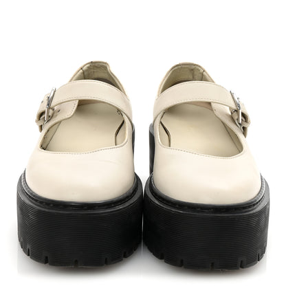 Hermes Calfskin Hoxton Oxford 37.5 Beige Glaise 3 of 8
