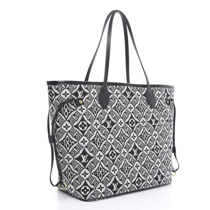 Louis Vuitton Jacquard Since 1854 Neverfull MM Grey 2 of 9