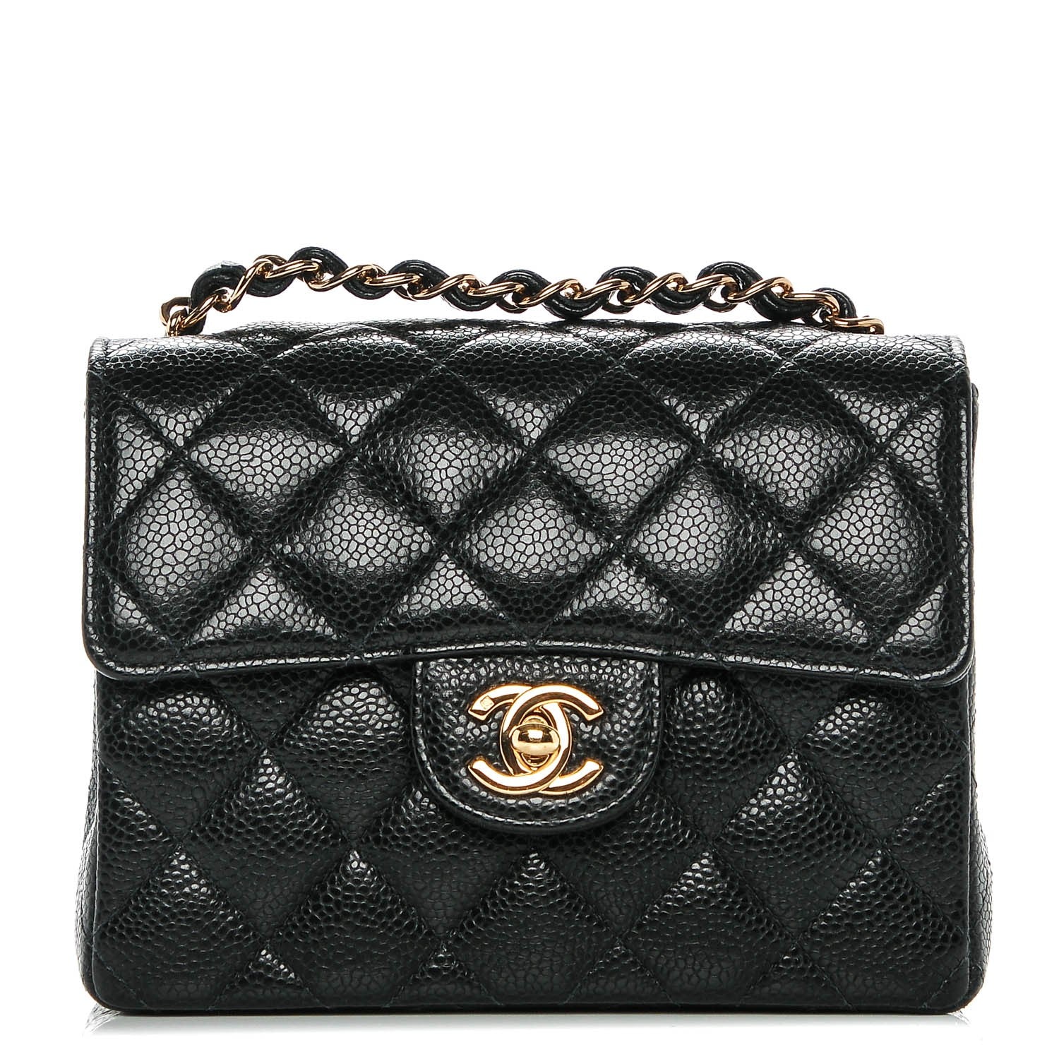 Chanel Caviar Quilted Mini Square Flap Black 1 of 6