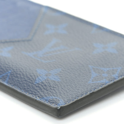Louis Vuitton Monogram Taiga Coin Card Holder Cobalt 9 of 10