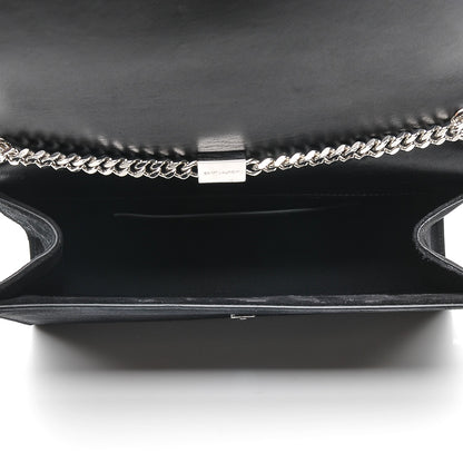 Saint Laurent Suede Crystal Medium Classic Monogram Kate Satchel Nero Black 6 of 6