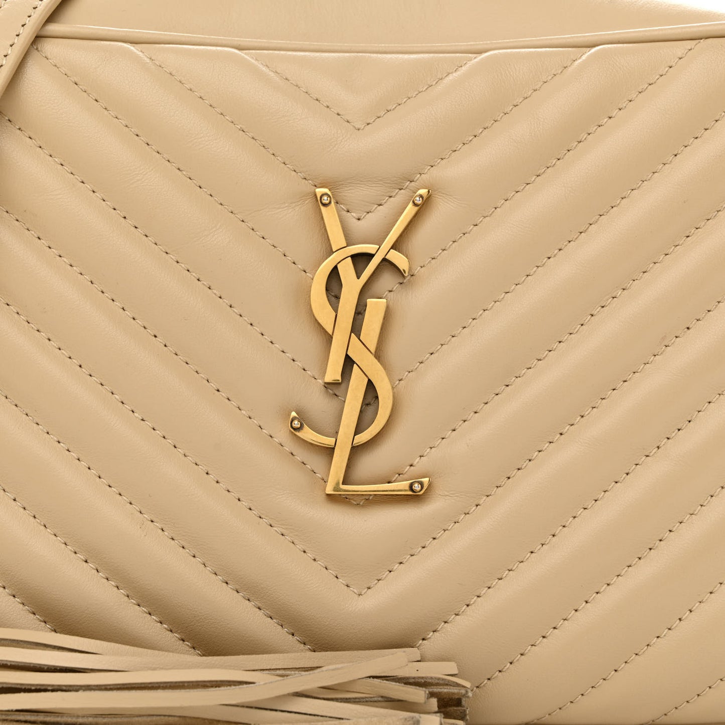 Calfskin Matelasse Monogram Lou Camera Bag Nude Powder