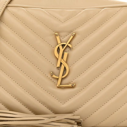 Saint Laurent Calfskin Matelasse Monogram Lou Camera Bag Nude Powder 7 of 11
