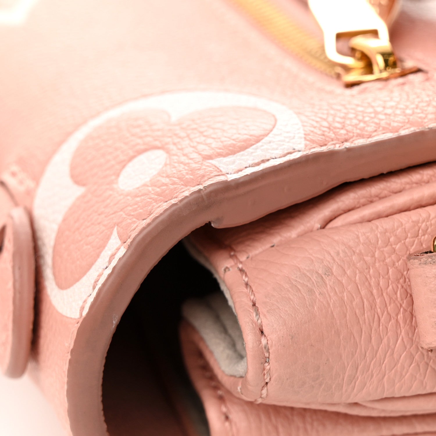 Louis Vuitton Empreinte Monogram Giant Pochette Metis Rose Trianon Cream 14 of 15