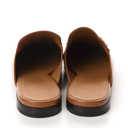 Gucci Malaga Kid Womens Princetown Slippers 38 Cognac 5 of 10